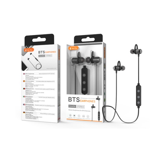 AURICULARES BLUETOOTH ONEPLUS C6404 NE COM MICRÓFONO E CABLE PRETO AURICULARES BLUETOOTH ONEPLUS C6404 NE COM MICRÓFONO E CABLE PRETO